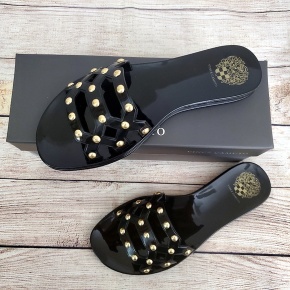 vince camuto jelly slides